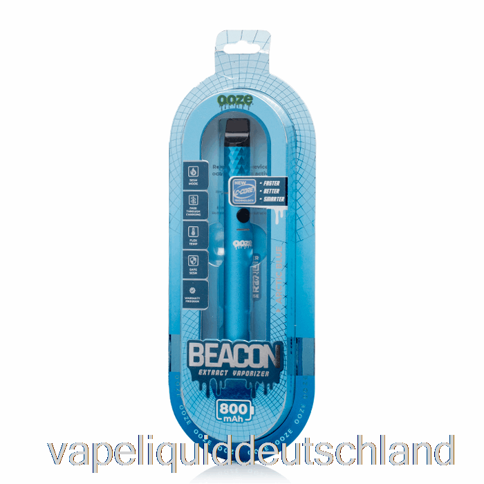 Ooze Beacon Extract Vaporizer Arctic Blue Vape Liquid